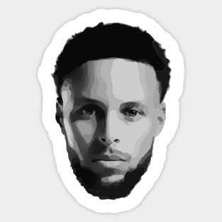 Stephen Curry Grayscale Sticker